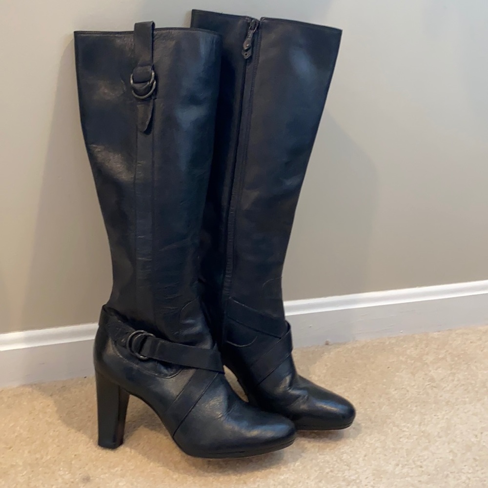 Cole Haan Nike air tall black boots